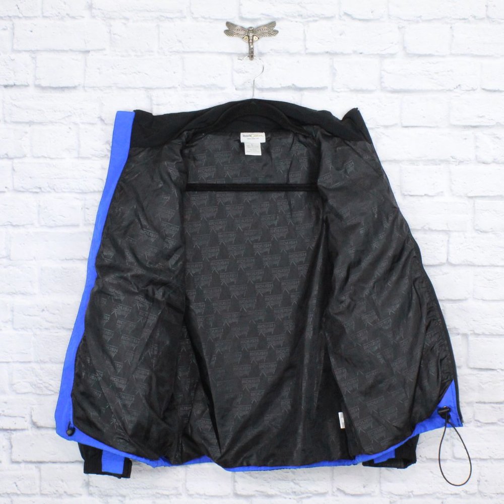 Team Caliber Roush Racing 6 Mark Martin Black Full Zip Wind Breaker Jacket Large - Picture 4 of 8